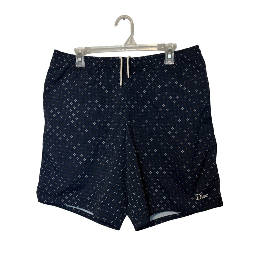 Dime Swim Trunks Mens Large Navy Montreal MTL Skateboarding Streetwear Skate